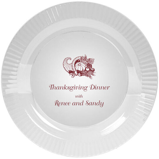 Design Your Own Personalized Ruffled Edge Plastic Plates