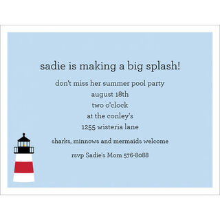 Lighthouse Invitations