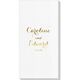 Darling Script Luxury Deville Guest Towels Image 2 of 2