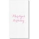 Darling Script Luxury Deville Guest Towels Image 1 of 2