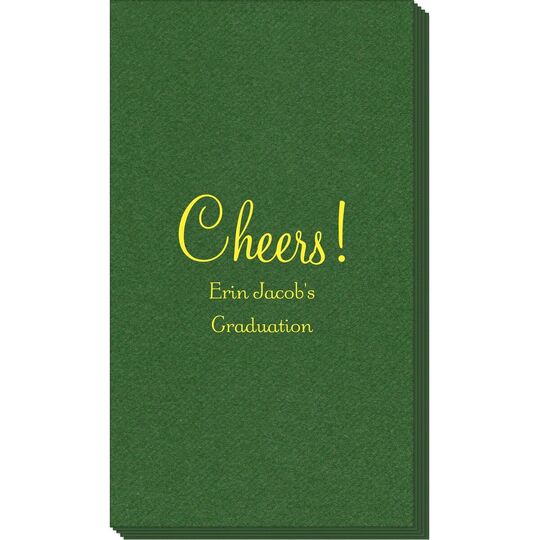 Perfect Cheers Linen Like Guest Towels