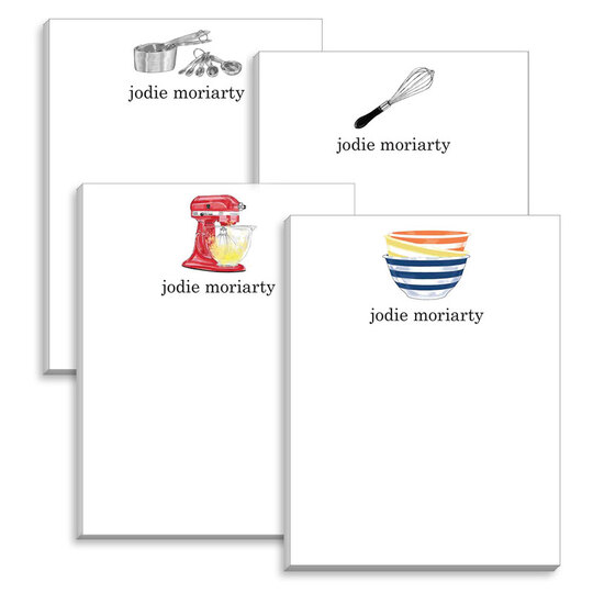 Gourmet Kitchen Mini Notepad Set