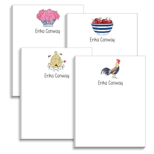 Country Kitchen Mini Notepad Set