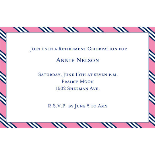 Repp Tie Invitations