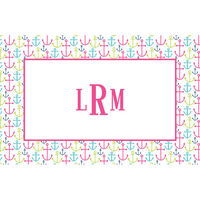 Pink Happy Anchors Placemats
