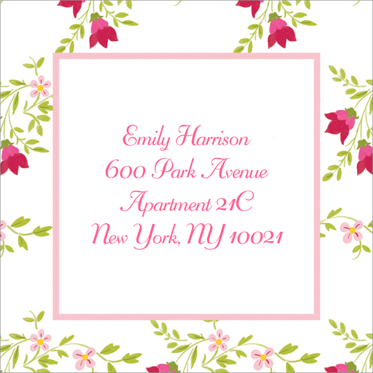 Camryn Floral Address Labels