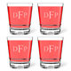 Personalized Tritan Acrylic 12 oz Double Old Fashioned Set - Block Monogram Image 1 of 2