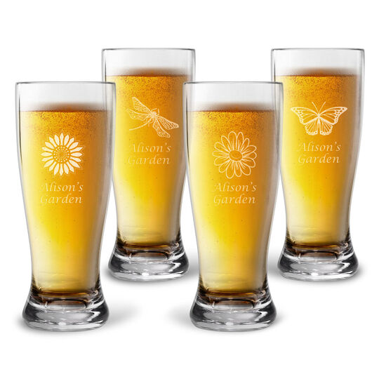 Personalized Tritan Acrylic 16 oz Pilsner Set - Summer Collection