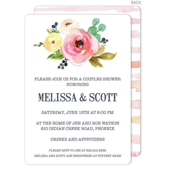 Rose Bunch Invitations