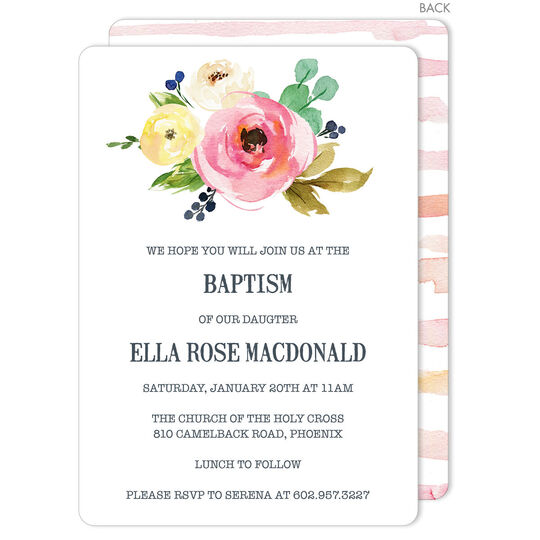 Rose Bunch Invitations