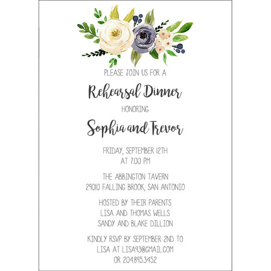 Gray and Ivory Roses Invitations