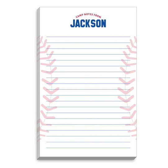 Baseball Camp Notepads