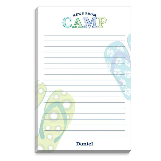 Blue Flip Flops Camp Notepads