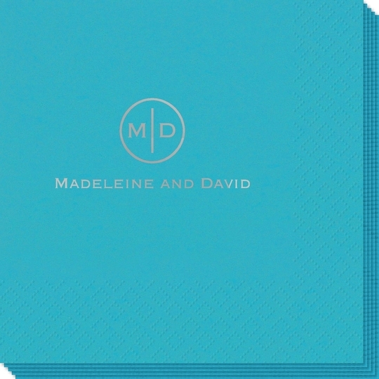 Circle Initials Napkins