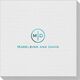Circle Initials Linen Like Napkins Image 1 of 4