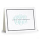 Tailored Monogram Folded Note Cards Image 1 of 2