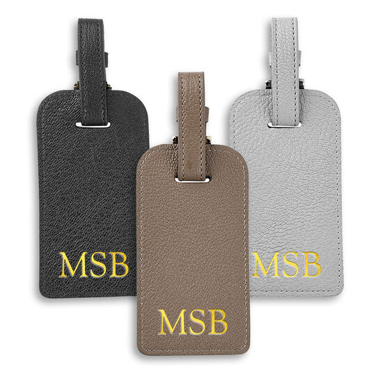 Leather Tags for Handmade Items, Personalized Genuine Leather