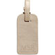 Personalized Metallic Leather Luggage Tags Image 4 of 5