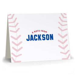 Baseball Folded Note Cards