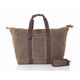 Personalized Waxed Canvas Olive Weekender Image 1 of 3