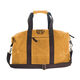 Personalized Waxed Canvas Yellow Weekender Image 1 of 3