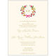 Flowery Wreath Invitations Image 1 of 2