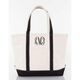 Personalized Medium Black Trimmed Classic Tote Image 1 of 3