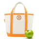 Personalized Orange Trimmed Cutest Little Classic Tote Image 1 of 5