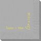 Corner Text with Mon Cherie Heart Design Napkins Image 1 of 3