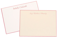 Rose Hand-Bordered Note Cards