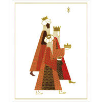 Embossed Three Kings Holiday Cards