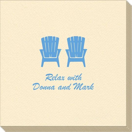 Adirondack Chairs Linen Like Napkins