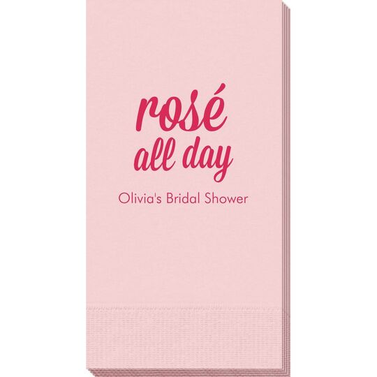 Rosé All Day Guest Towels