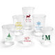Design Your Own Christmas Clear Plastic Cups Image 1 of 2