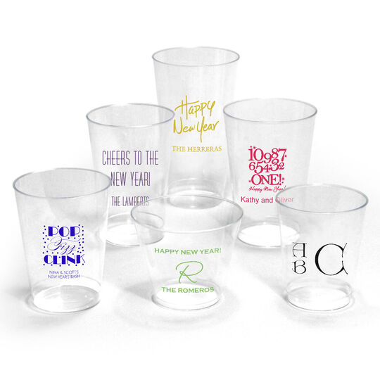 Western Printed Plastic Cups, 16 oz.