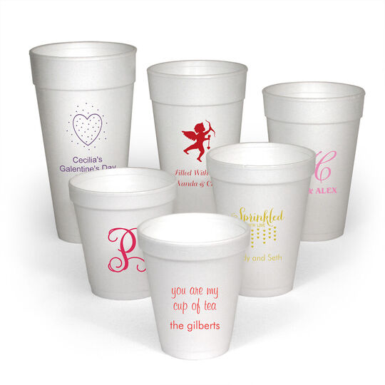 Design Your Own Valentine's Day Clear Plastic Cups