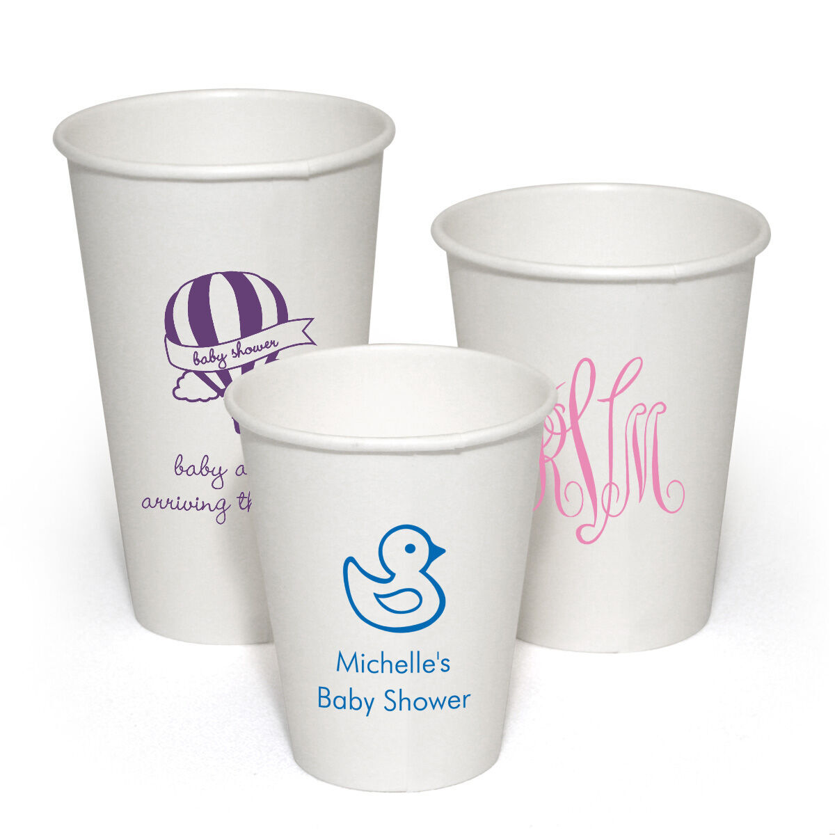 Cute paper store coffee cups