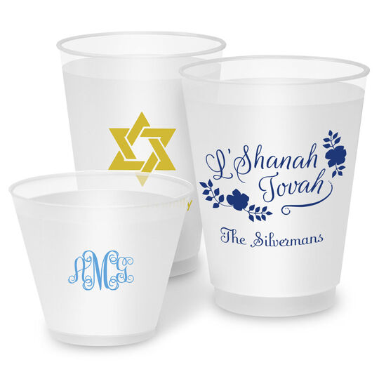 Design Your Own Jewish Celebration Shatterproof Cups