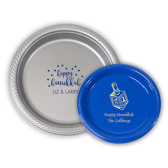 Design Your Own Jewish Celebration Plastic Plates