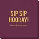 Bold Sip Sip Hooray Linen Like Napkins Image 1 of 4