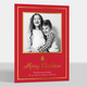 Framed Spruce Gold Foil Flat Holiday Photo Cards Image 1 of 3