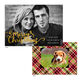 Christmas Spirit Gold Foil Flat Holiday Photo Cards Image 2 of 3