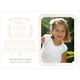 Love and Happiness Rose Gold Foil Flat Holiday Photo Cards Image 3 of 3