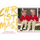 Christmas Gold Foil Flat Holiday Photo Cards Image 3 of 3