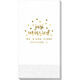 Confetti Dots Just Married Guest Towels Image 1 of 2