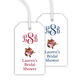 Floral Monogram Hanging Gift Tags Image 1 of 3