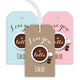 Latte Hanging Gift Tags Image 1 of 5