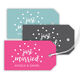 Just Married Confetti Hanging Gift Tags Image 1 of 7