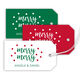 Merry Merry Confetti Hanging Gift Tags Image 1 of 5