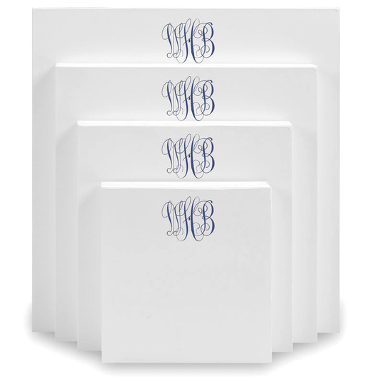 Perfect Stack Of Monogrammed Notepads